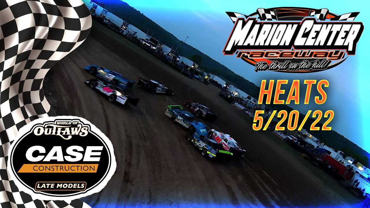 Marion Center Raceway 5/20/22 World Of Outlaws Heats 4k Drone Video