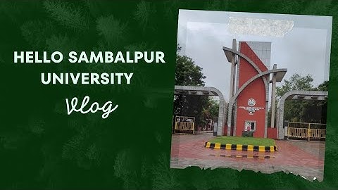 Vlog 1|| Sambalpur University || Travelling From Balangir to Sambalpur University
