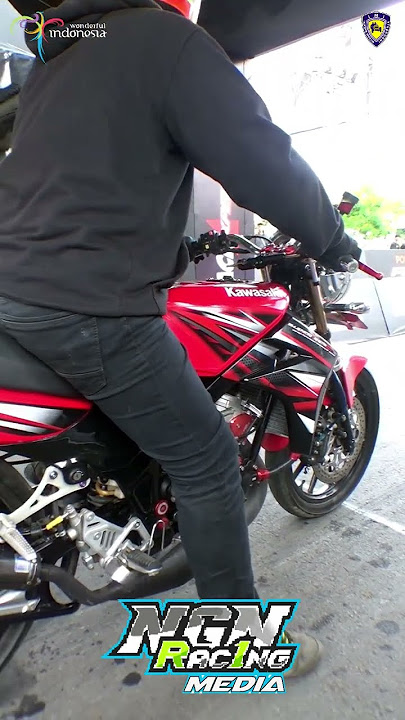 This Red Ninja SS Proves That Color Doesn't Lie‼️Drag Bike Purwokerto 2025‼️THE SOUND IS CRAZY
