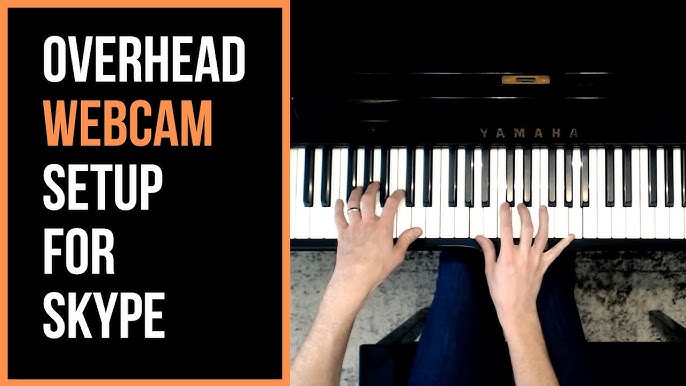 How to Set Up an Overhead Camera for Online Piano Lessons - Melody