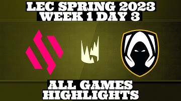 BDS VS TH | Week 1 Day 3 | LEC Spring 2023 | Highlights by Pro Esports Highlights