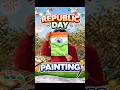 “26 January Special 🇮🇳 | Oil Pastel Painting Tribute”