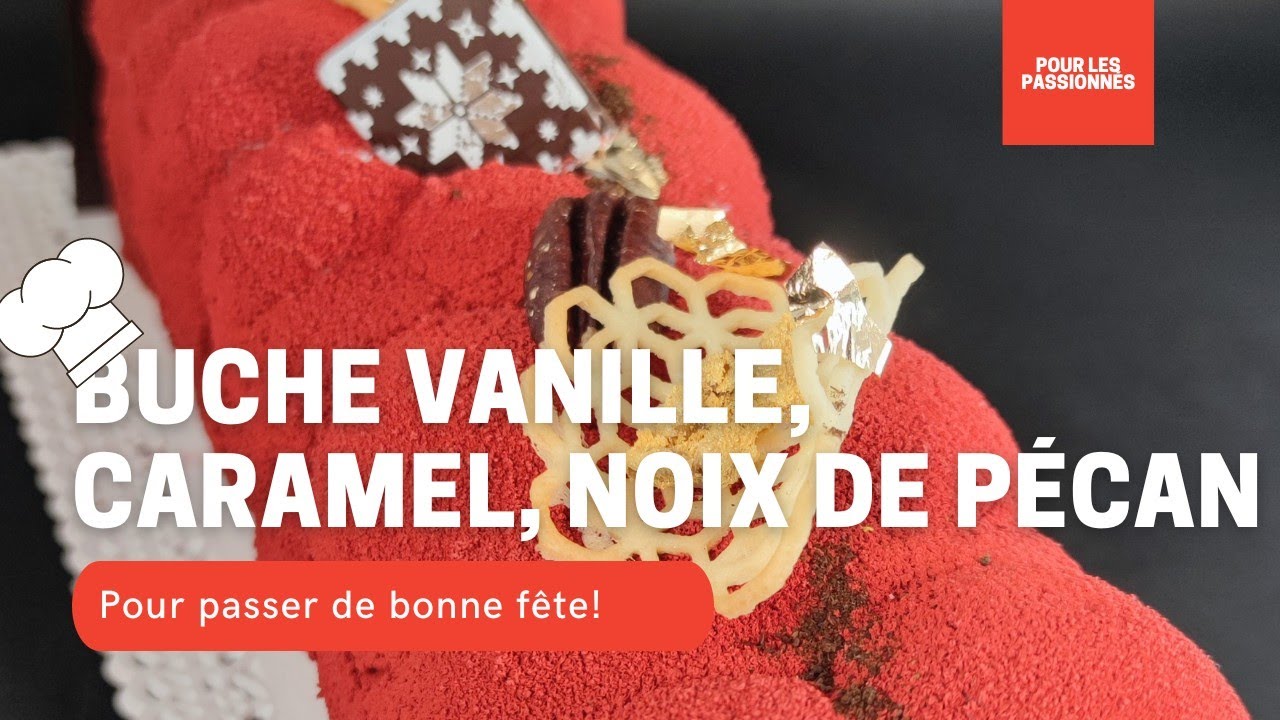 BUCHE  VANILLE CARAMEL NOIX DE PÉCAN - ADLP