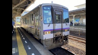 JR西日本 山陰本線 支線 仙崎線 仙崎行き キハ120-20 長門市駅から仙崎駅 車窓（2022/08/04）