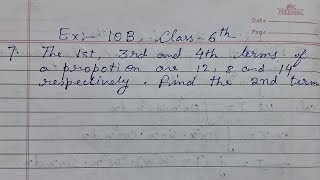 Class 6th maths RS Aggarwal EX-10B question number 7 by JC classes #maths 