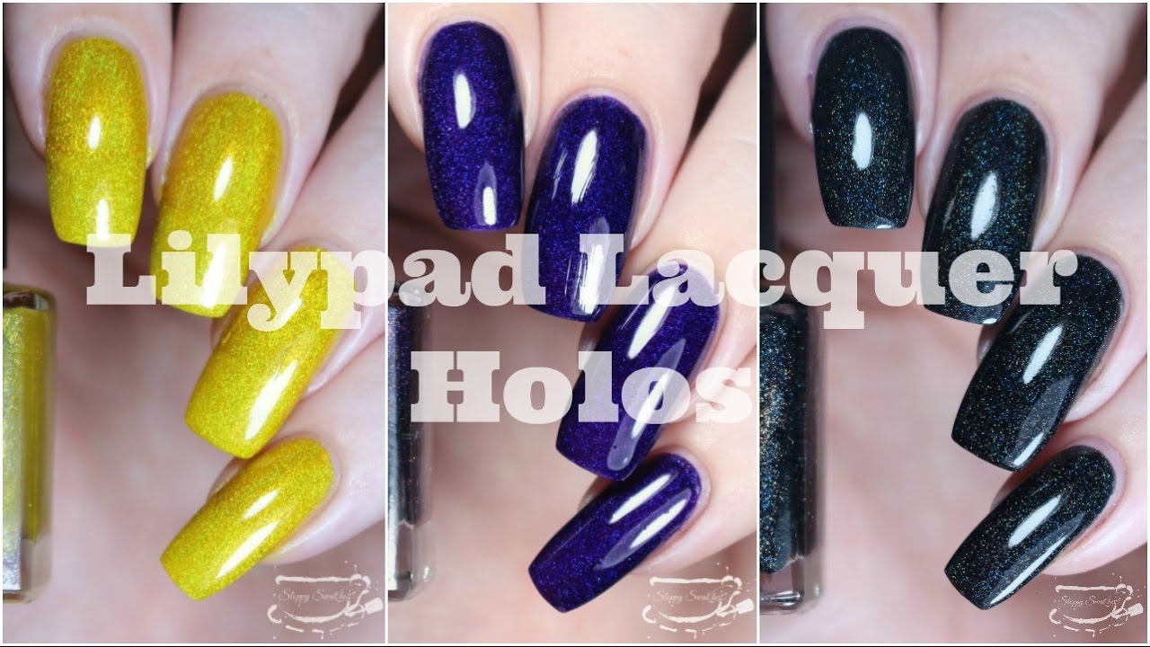 Swatches | Holographic Polishes from Lilypad Lacquer