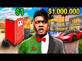 HOTEL DE $1 vs HOTEL DE $1,000,000 en GTA 5! 🏨