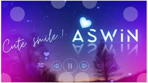 #ASWIN | Name status video | U R NAME__? |#Karthick