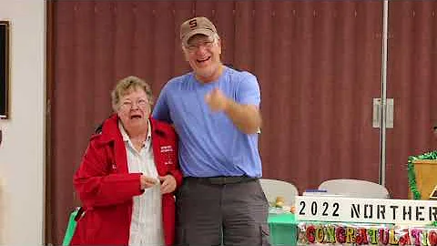 Carolyn Burrell Receiving Her Hall of Fame Jacket