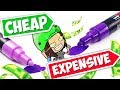 CHEAPER IS BETTER? Testing Expensive vs Cheap Paint Markers Posca, Juice Paint, Dollar Store