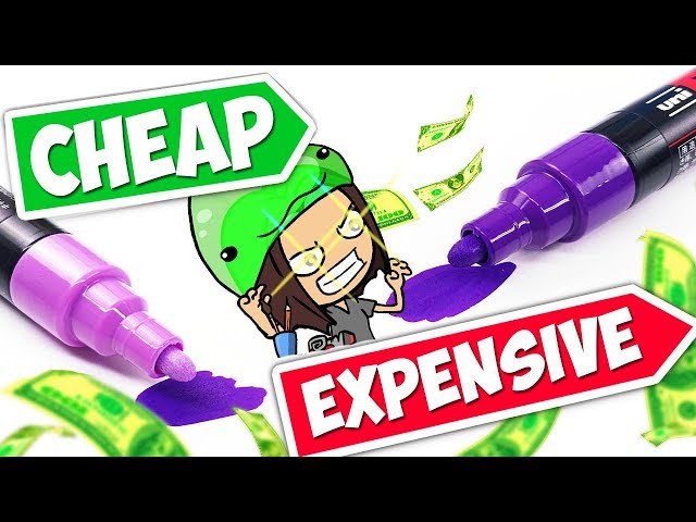 CHEAPER IS BETTER? Testing Expensive vs Cheap Paint Markers Posca