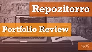 Repozitorro #5 - Обзор портфолио начинающего JavaScript разработчика/Beginner JS Developer Portfolio - Видео от webDev