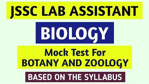 JSSC Lab Assistant || Biology Mocks || Based on the syllabus #jssc_lab_assistant #biology #jsscpgt