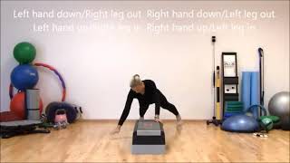 Plank | Cool Core Cross Plank w Step | Marina Aagaard, MFE