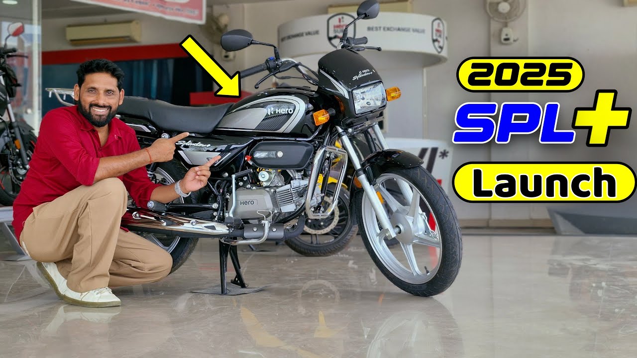 Splendor Plus Base Model New Hero Splendor Plus I3S Bs7 OBD2B Base Model Launch Latest Colour ...