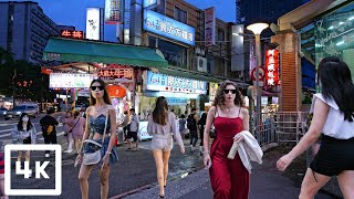 Taipei Shilin Back Streets and Night Market | Summer 2023 |Taiwan Walk 4K