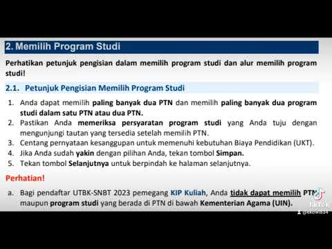 Cara daftar SNBT 2023