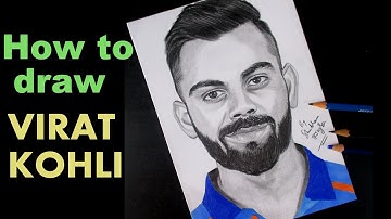how to draw Virat Kohli | Artist Shubham Dogra