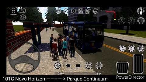 Proton bus simulator route 101C-10TP Novo Horizon ————＞Parque Continuum