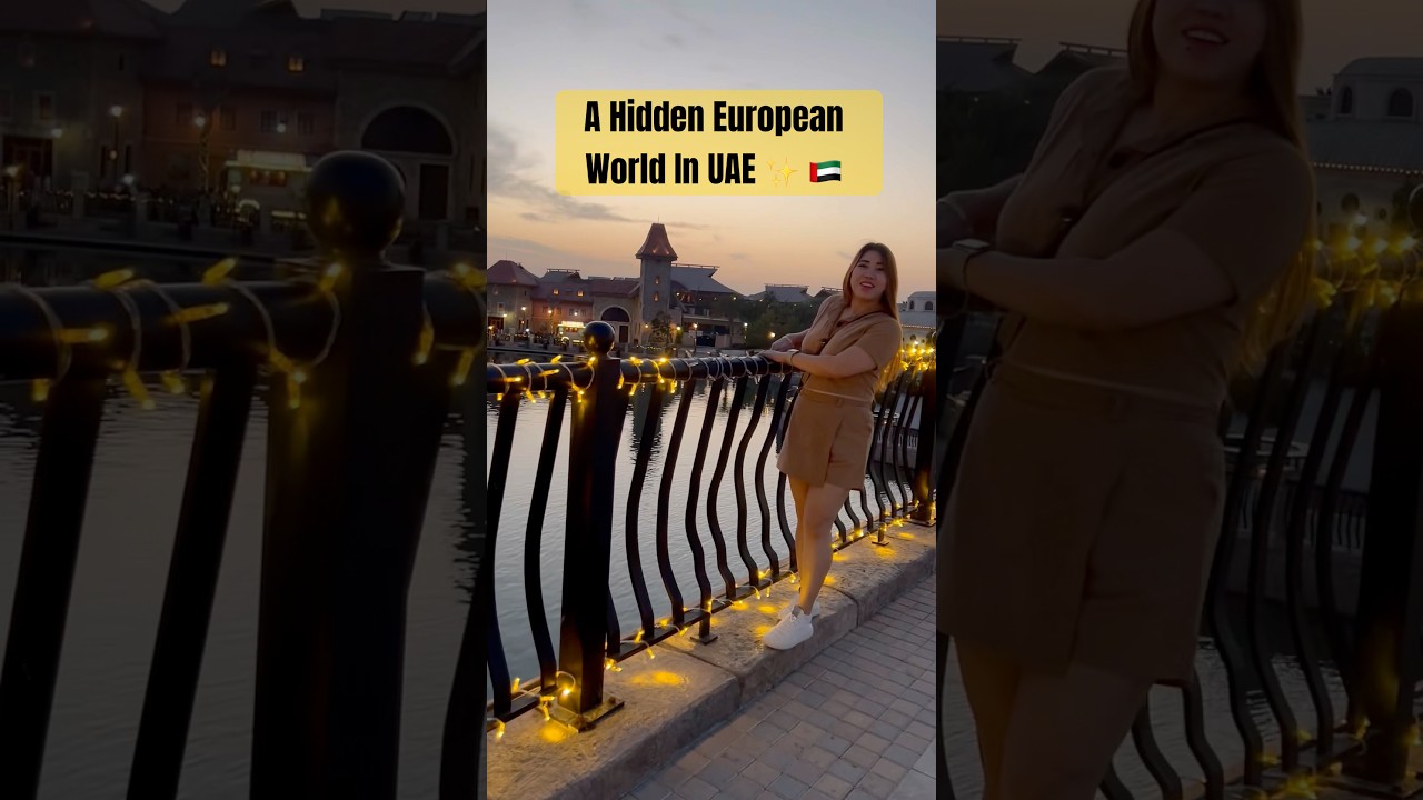 Aesthetic Walk in Riverland Dubai | Bridges, Water & Cozy Views ✨ 🇦🇪