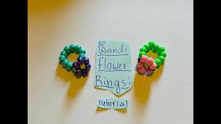 Kandi flower ring tutorial