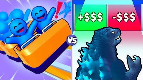 Runner Coaster Vs Kaiju Run | New Apk / Gameplay”Android,iOS