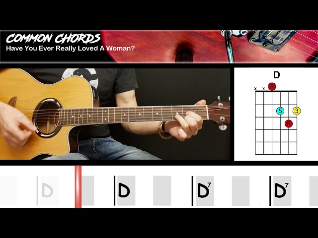 Have You Ever Really Loved A Woman by Bryan Adams | GUITAR LESSON | Common Chords class=