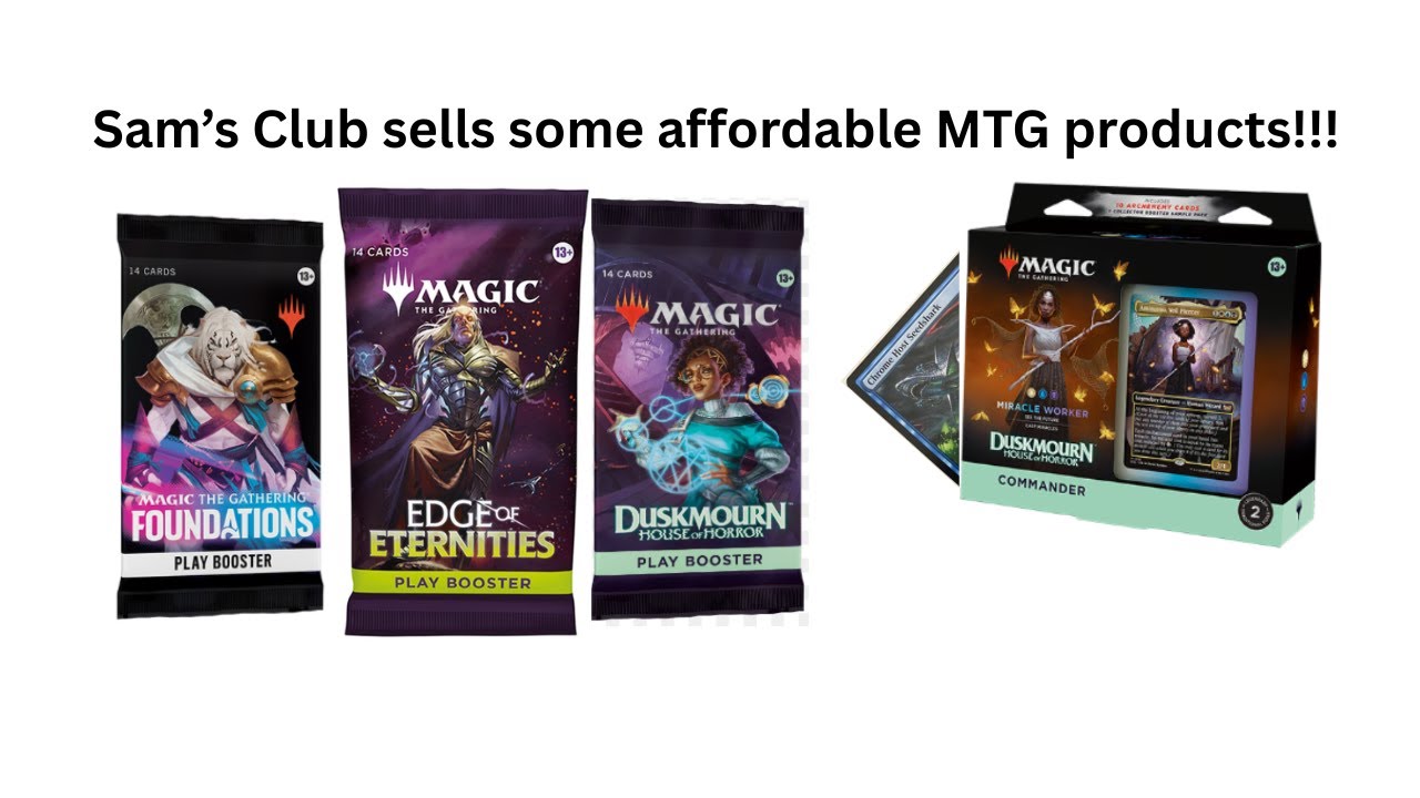 MTG Product Opening Sam's Club PreCon Promo
