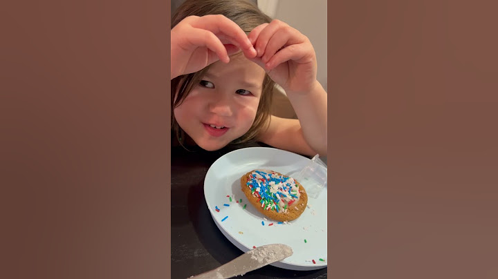 Mia telling Santa 🧑‍🎄 this is your cookie! Xmas 2023