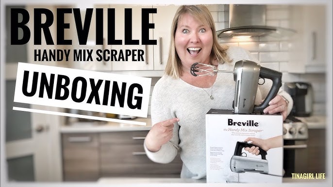  Breville Handy Mix Scraper Hand Mixer, Silver, BHM800SIL: Home  & Kitchen