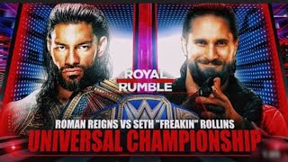 Information WWE Royal Rumble 2022 Official Match Cards Guide