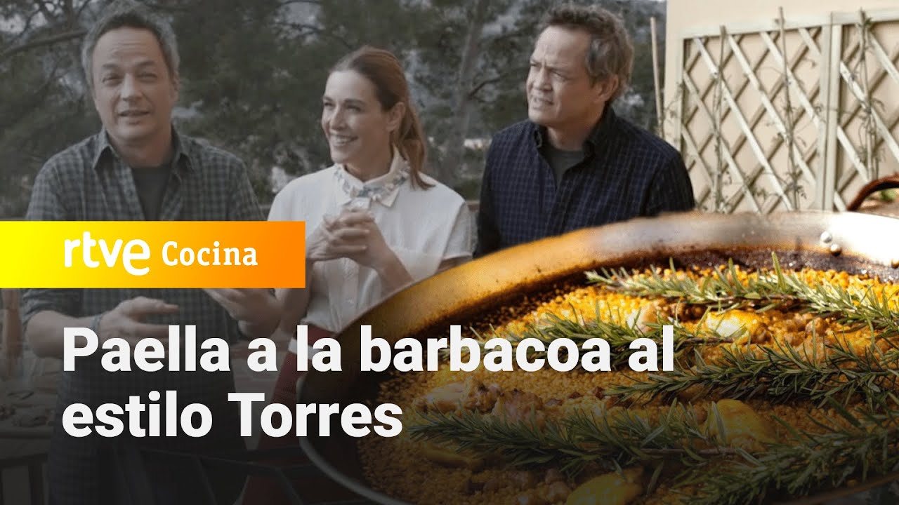 Paella a la barbacoa al estilo Torres - Menudos Torres | RTVE Cocina