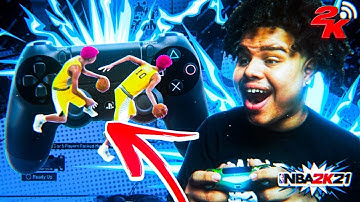 *NEW* EASY/ADVANCED DRIBBLE GOD TUTORIAL w/ HANDCAM ON NBA 2K21! BEST DRIBBLE MOVES, JUMPSHOT..