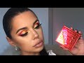 HUDA BEAUTY NEON ORANGE TUTORIAL!