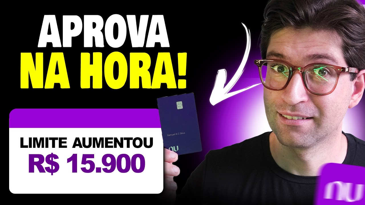 ✅ 3 PASSOS PARA AUMENTAR O LIMITE NUBANK RÁPIDO
