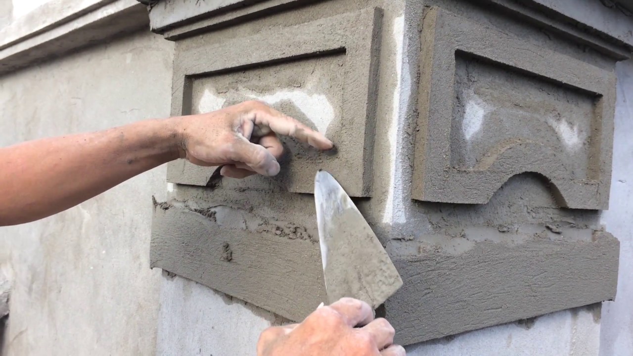 Amazing House Construction - Rendering Sand and Cement On Concrete Or ...