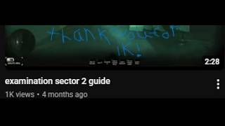 roblox examination UNDEREQUIPPED guide! (1k view special! thank you all!)