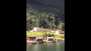 On the boat crossing the fjords