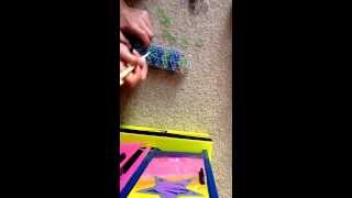 *New* Fireworks Rainbow Loom Bracelet Tutorial. (No Credit to Us)