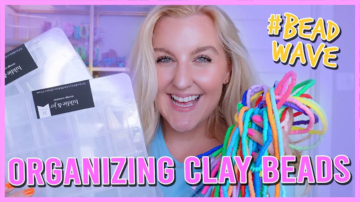 ORGANIZE CLAY BEADS WITH ME (ASMR STYLE) ....this is why I'm on a bead buying ban lol 🤭