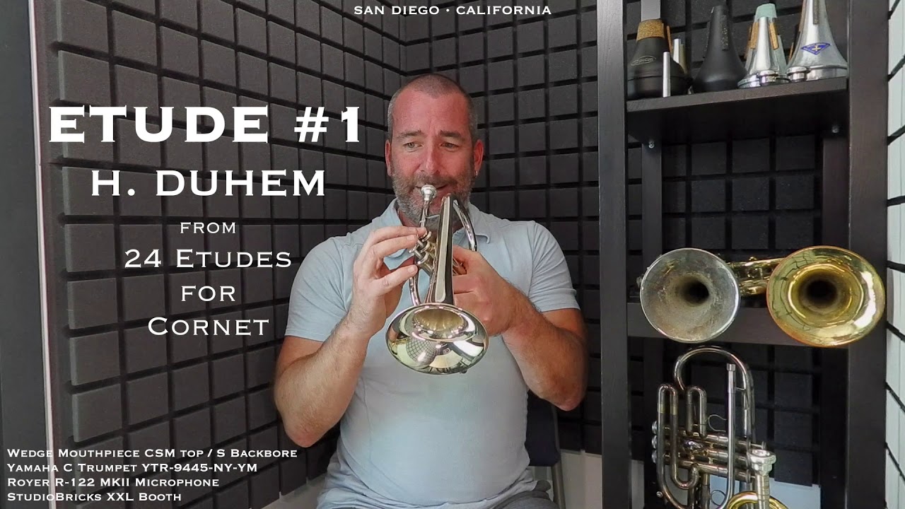 DUHEM Etude #1 from 24 etudes for Cornet by H. Duhem