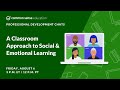 Social and Emotional Learning Strategies
