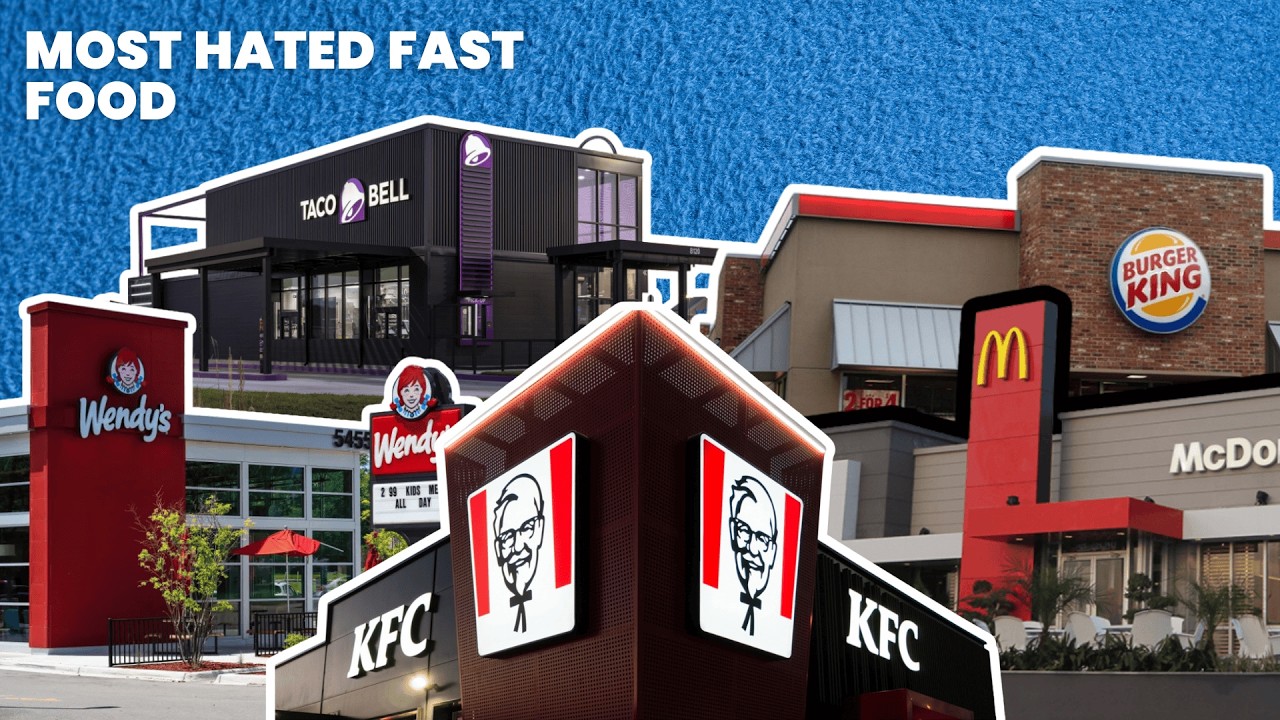 Самая ненавистная сеть быстрого питания в каждом регионе США (штаты в ярости)