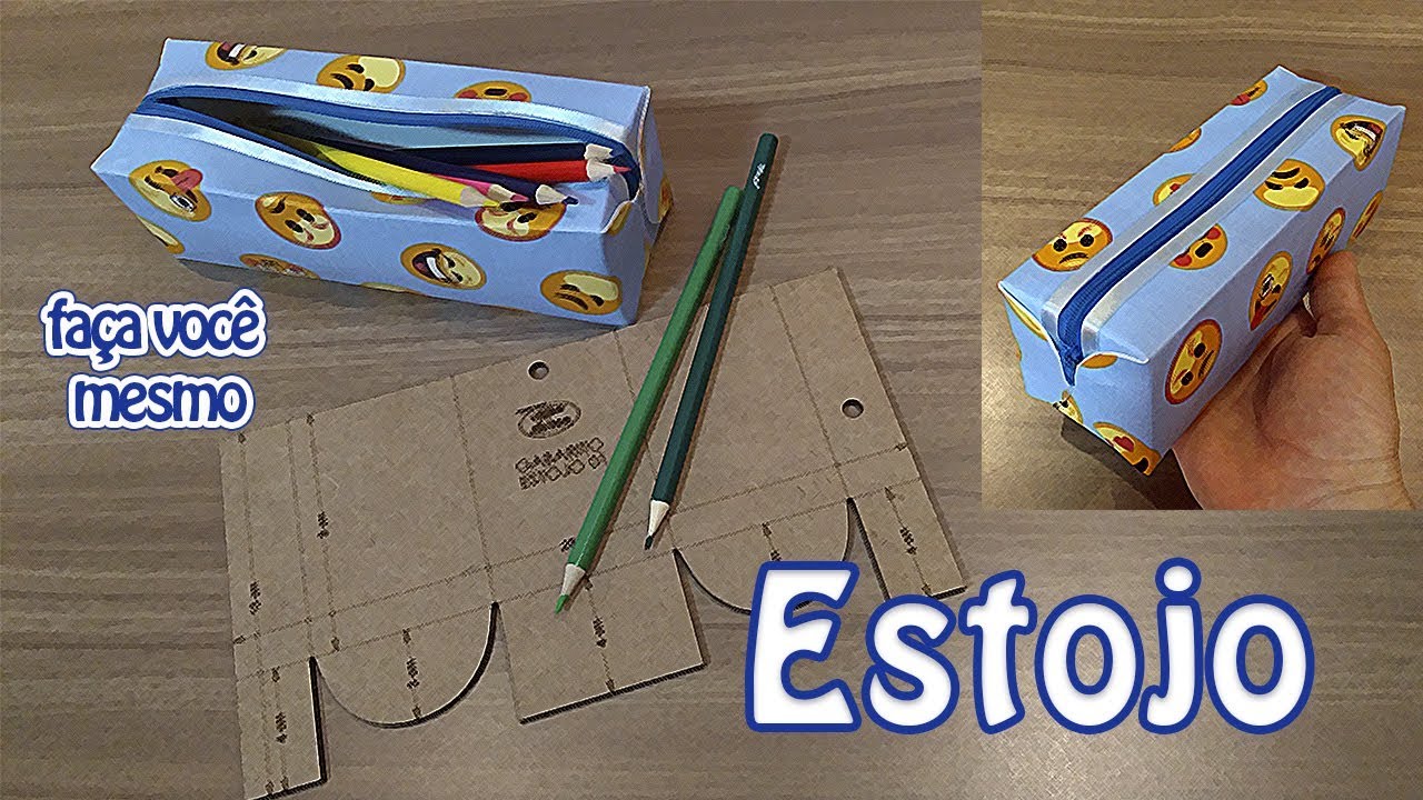 Como Fazer Estojo | Criatividades da Dê