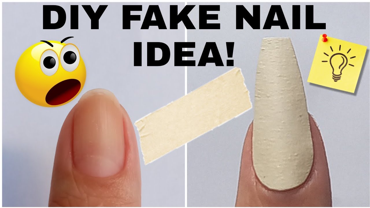 5- minute craft nail hacks | Tape Nails! | Fake nails at home - YouTube