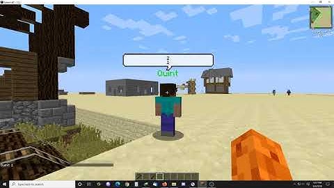 Minecraft CNPCs puppet walking -  Animation part 1