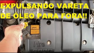 CARRO EXPULSANDO A VARETA DO NÍVEL DE ÓLEO PARA FORA FIAT UNO PALIO STRADA SIENA 1.0 1.3 1.4 FIRE