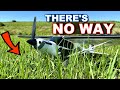 Tall grass field rc airplane challenge  fms 1300mm pa18 beginner rc plane