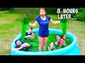 WE PUT A SLIME POOL IN OUR FRONT YARD!!