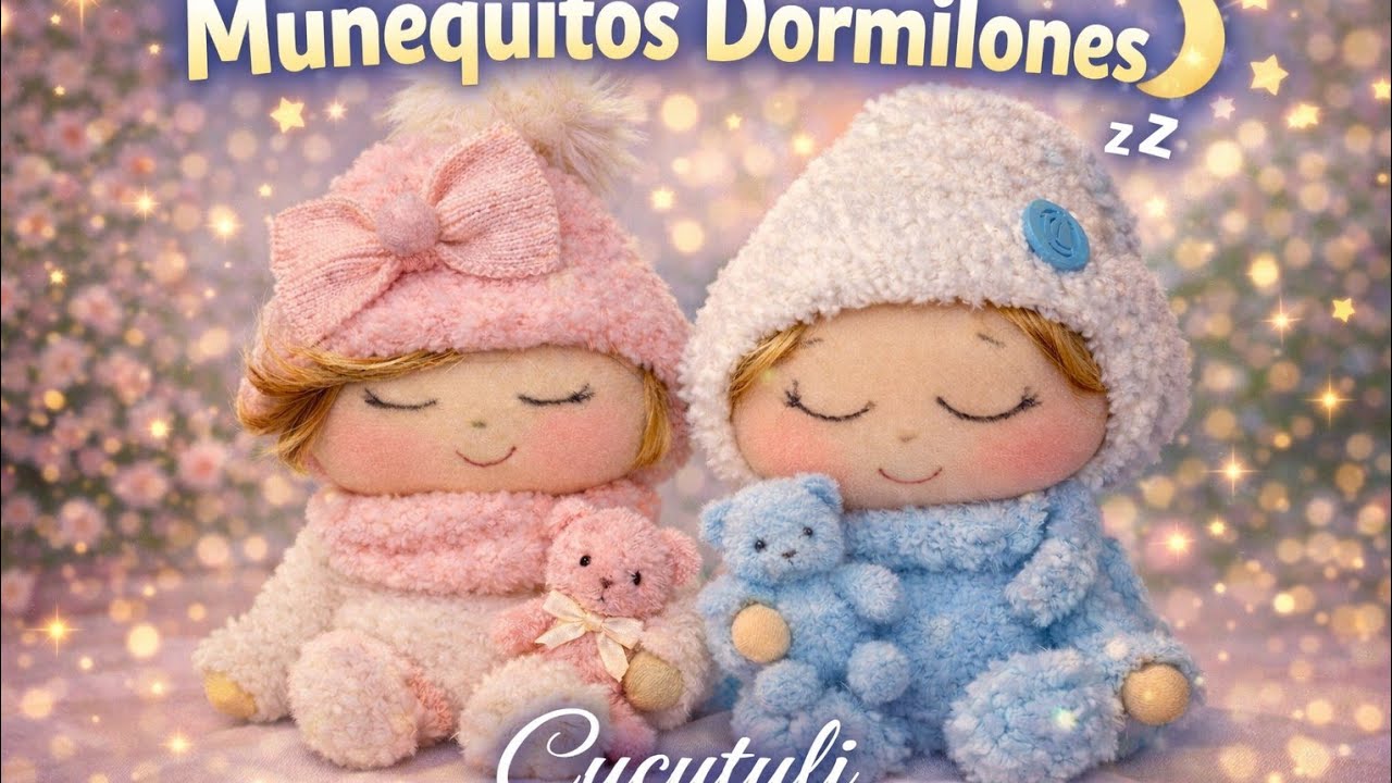 MUÑECOS DORMILONES SOBRE CAJA DE REGALO🎁🎁